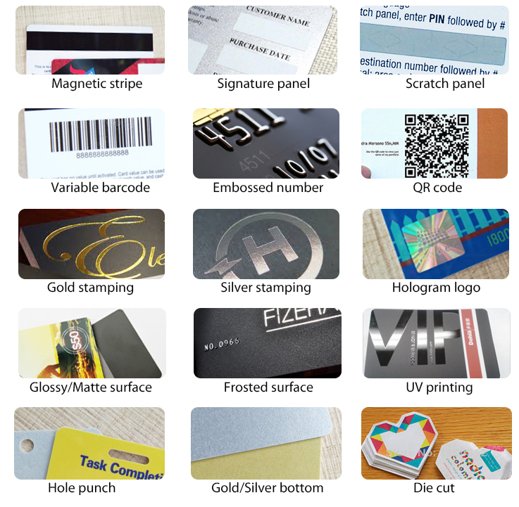 pvc Plastic Magnetic card