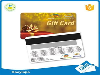 Magnetic stripe card